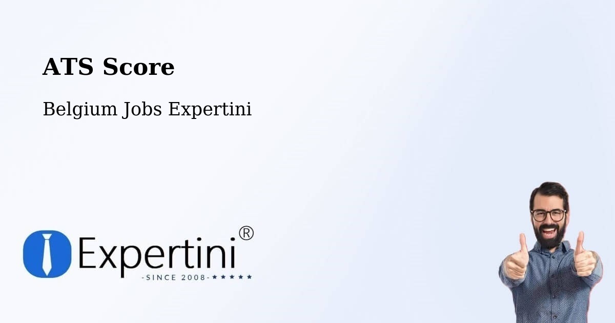 ATS Score - Belgium Jobs Expertini